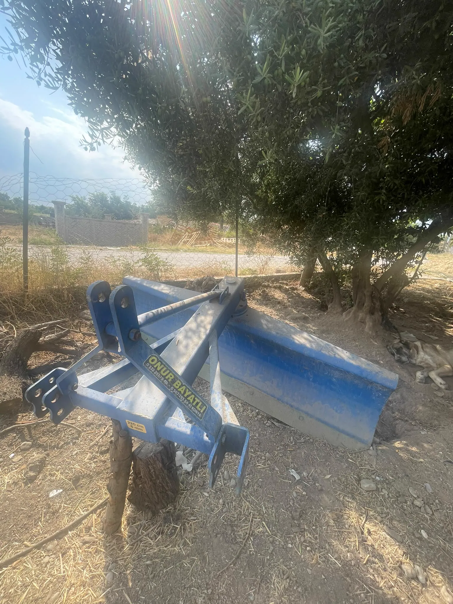 Toprak hazırlığında kullanılan tarla ekipmanı